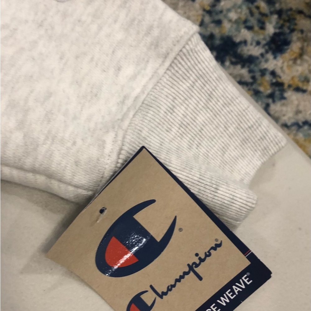 Champion Grey V Neck sweat shirt.